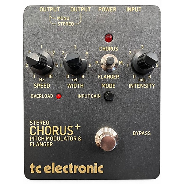 Used TC Electronic SCF Chorus Flanger Effect Pedal
