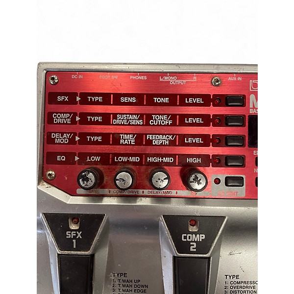 Used BOSS ME20B Bass Multi Bass Effect Pedal