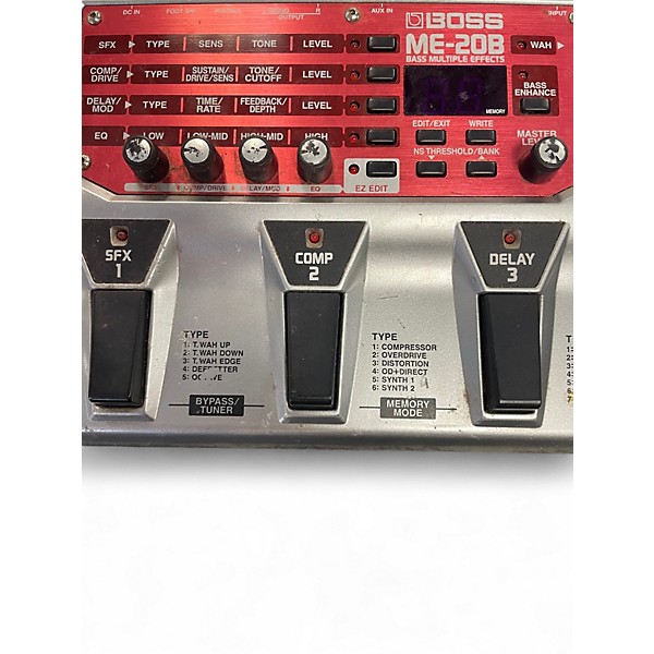 Used BOSS ME20B Bass Multi Bass Effect Pedal