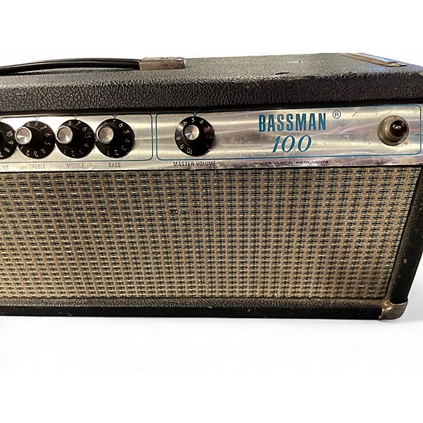 Vintage 1972 Fender Bassman 100T 100W Tube Bass Amp Head