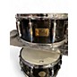 Used Pearl 6.5X14 Masters Custom Maple Shell Transparent Black Drum thumbnail