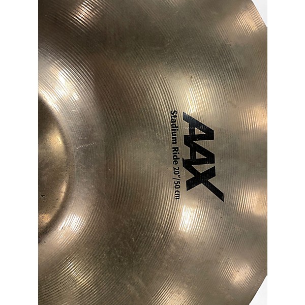 Used SABIAN 20in AAX STADIUM RIDE Cymbal