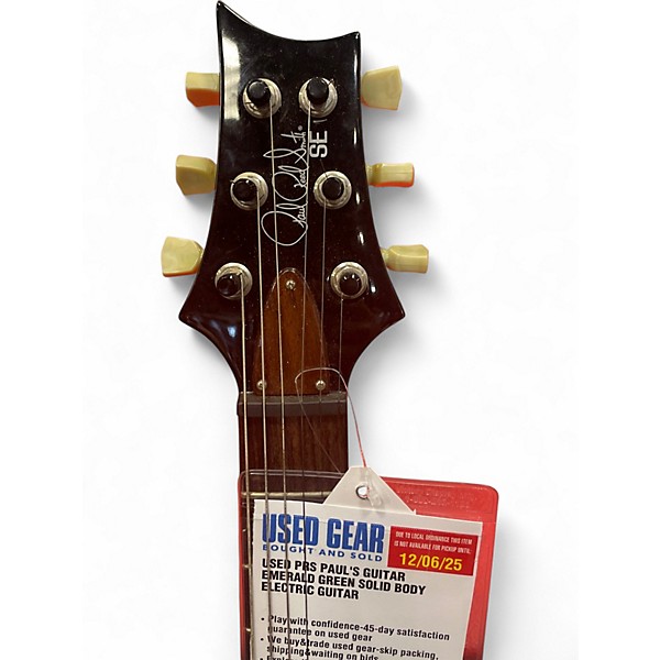 Used PRS Paul's Guitar Emerald Green Solid Body Electric Guitar