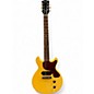Used Edwards EJR-100LT/DC Double Cut Jr.  TV Yellow Solid Body Electric Guitar thumbnail