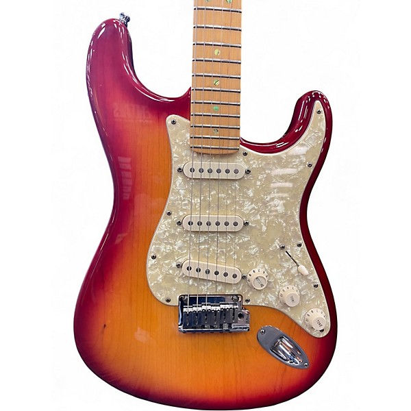 Used Fender American Deluxe Stratocaster Sienna Sunburst Solid Body Electric Guitar