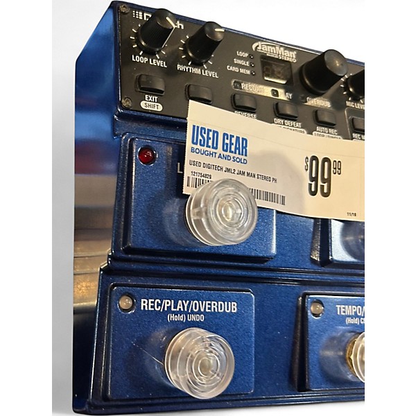 Used DigiTech JML2 Jam Man Stereo Phrase Pedal
