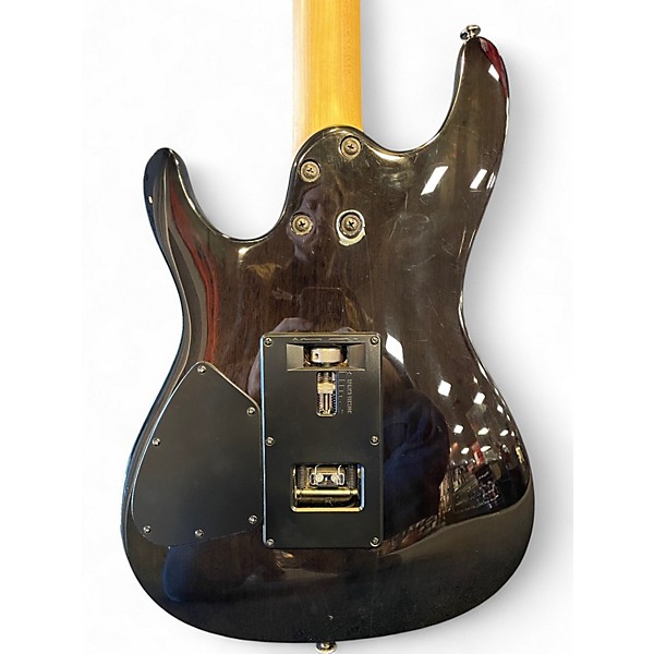 Used Ibanez S620EXQM Trans Gray Solid Body Electric Guitar