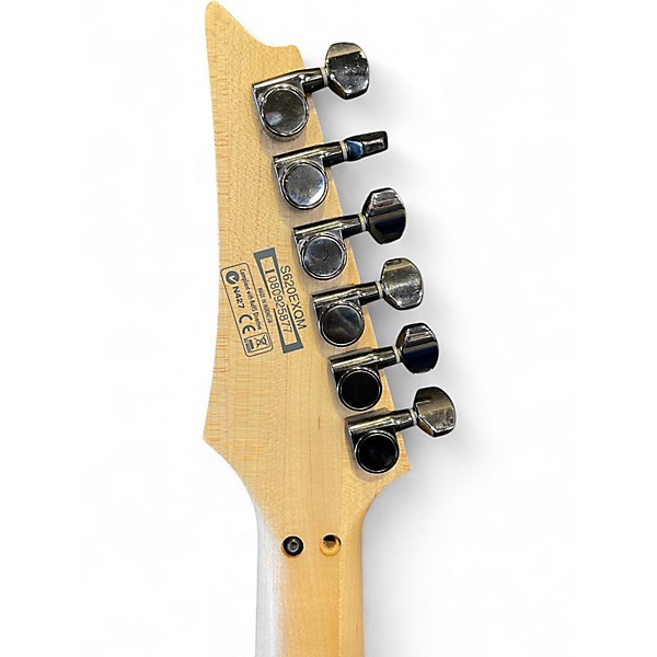 Used Ibanez S620EXQM Trans Gray Solid Body Electric Guitar