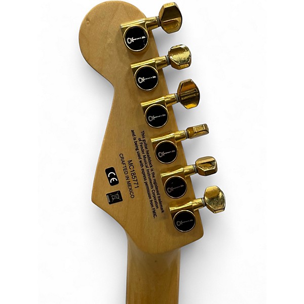 Used 2018 Charvel PRO MOD DK24 HH FR M QM Root Beer Burst Solid Body Electric Guitar