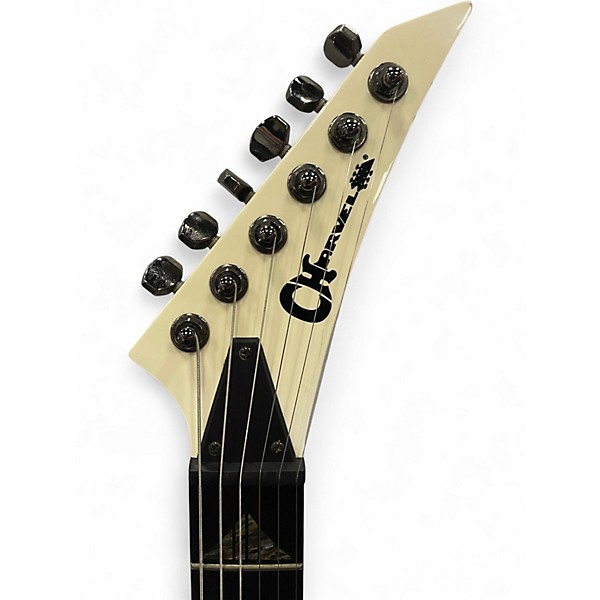 Used 2010s Charvel Desolation DST-1 ST Star Snow White Solid Body Electric Guitar