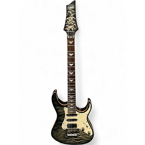 Used Schecter Guitar Research Extreme Banshee 6 Charcoal Burst Solid Body Electric Guitar