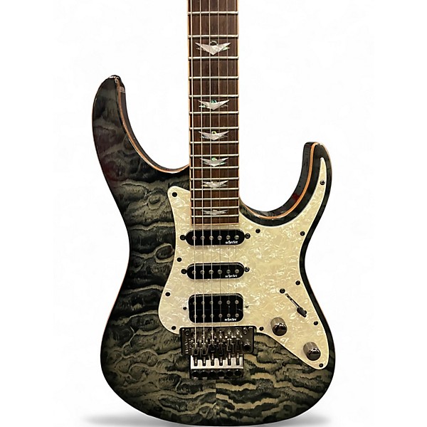 Used Schecter Guitar Research Extreme Banshee 6 Charcoal Burst Solid Body Electric Guitar