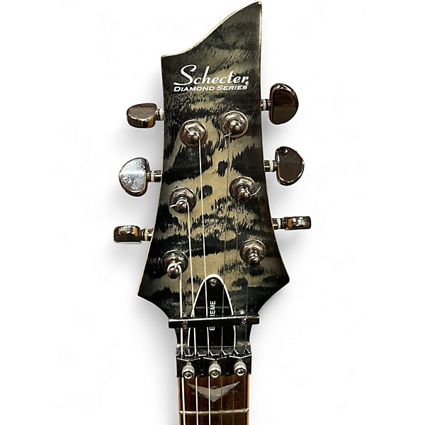 Used Schecter Guitar Research Extreme Banshee 6 Charcoal Burst Solid Body Electric Guitar