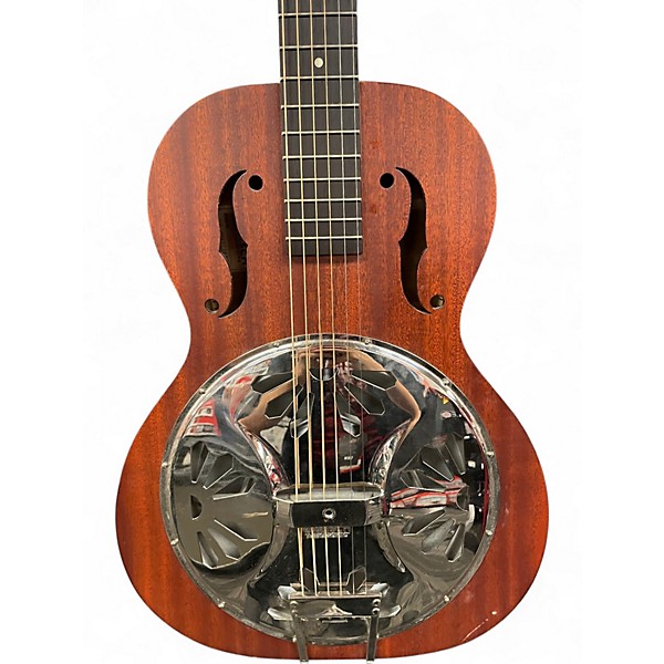 Used Gretsch Guitars G9200 Boxcar Round Neck Natural Resonator Guitar