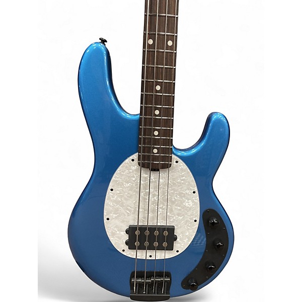 Used Ernie Ball Music Man Stingray Plus Speed Blue Electric Bass Guitar