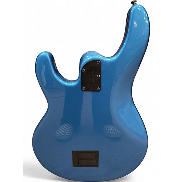 Used Ernie Ball Music Man Stingray Plus Speed Blue Electric Bass Guitar