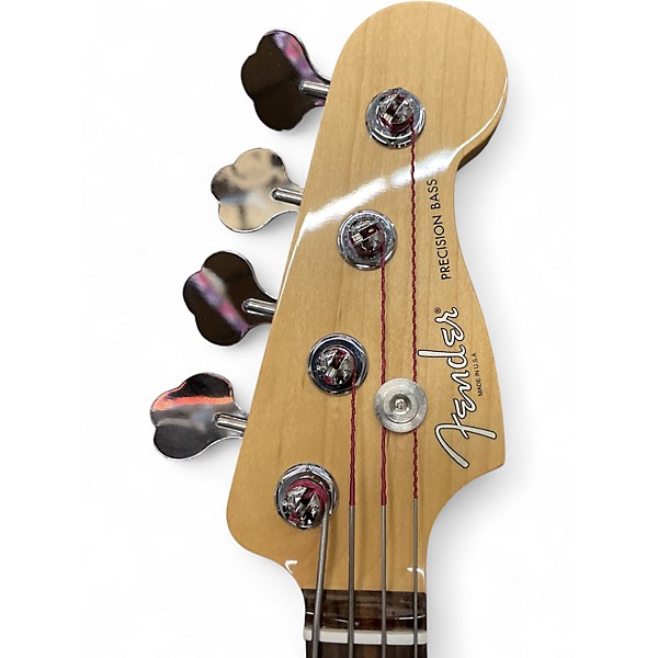 Used Fender American Standard Precision Bass 2 Tone Sunburst Electric Bass Guitar