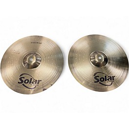 Used Solar by Sabian 14in Hi-Hat Pair Cymbal