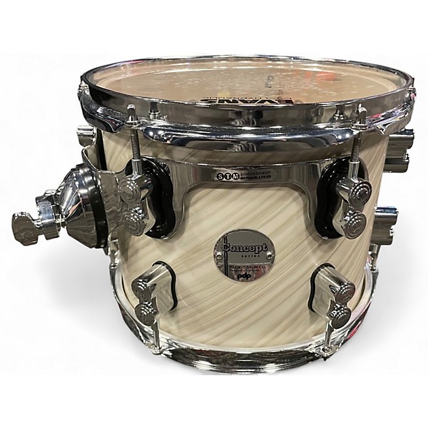 Used PDP by DW 5 Piece Concept Series Twisted Ivory Drum Kit
