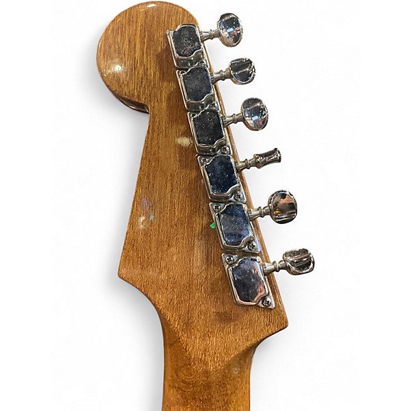 Vintage 1960s Conrad 1247 3 Tone Sunburst Solid Body Electric Guitar