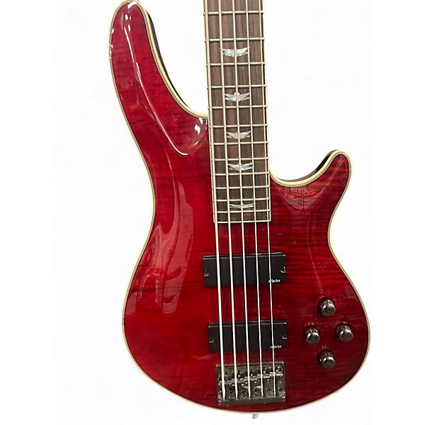 Used Schecter Guitar Research Omen Extreme 5 String Black Cherry
