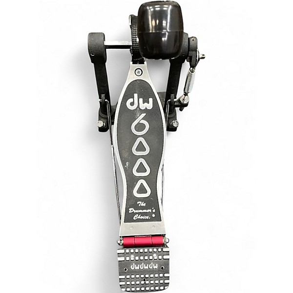 Used DW 6000 Series Nylon Strap Single Single Bass Drum Pedal