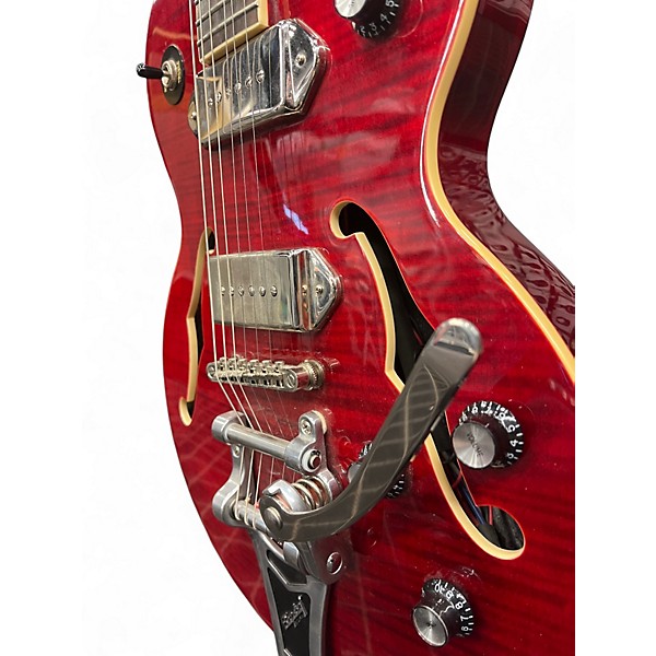 Used Epiphone  Wildkat Cherry Hollow Body Electric Guitar