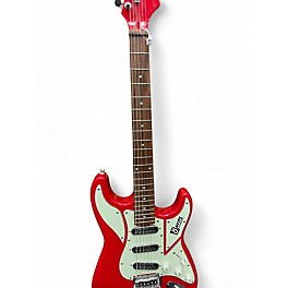 Used Burns London Cobra red Solid Body Electric Guitar