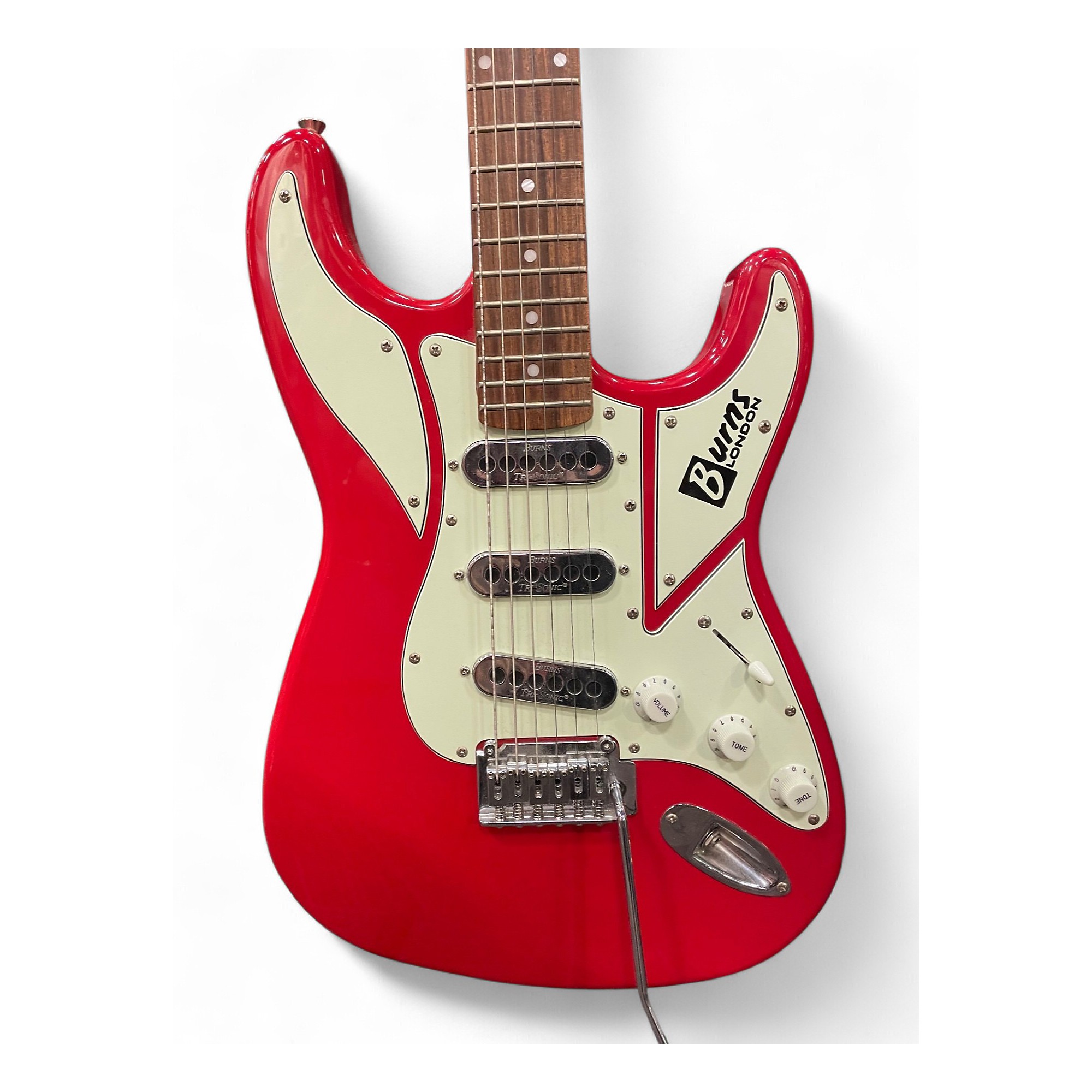Used Burns London Cobra red Solid Body Electric Guitar red