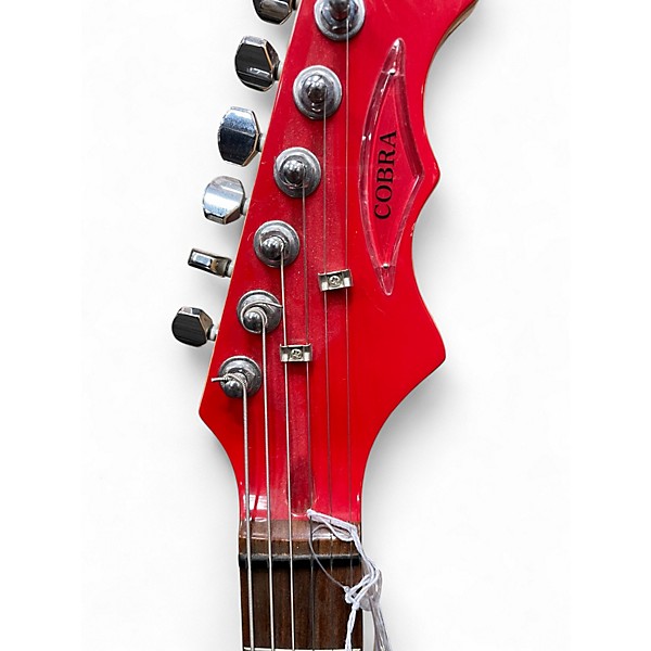 Used Burns London Cobra red Solid Body Electric Guitar