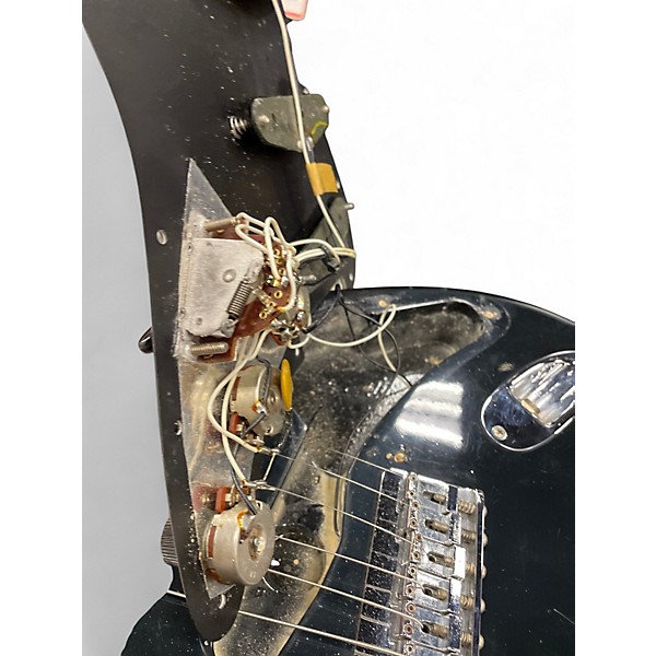 Vintage 1978 Fender Hardtail Stratocaster Black Solid Body Electric Guitar