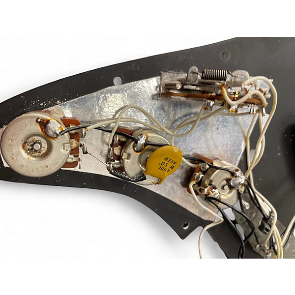 Vintage 1978 Fender Hardtail Stratocaster Black Solid Body Electric Guitar