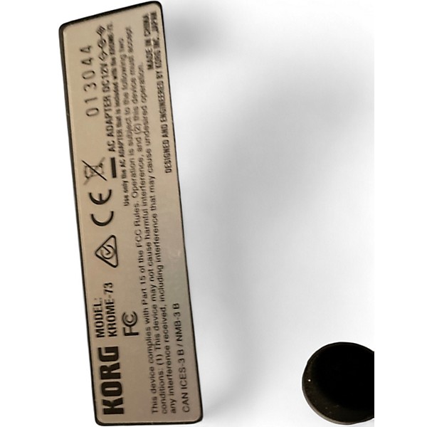 Used KORG Krome 73 Key Keyboard Workstation