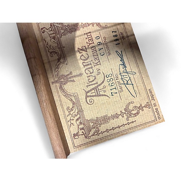 Used 1987 Alvarez CY90 Natural Classical Acoustic Guitar