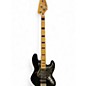 Used Squier Jazz Bass Deluxe Black Electric Bass Guitar thumbnail