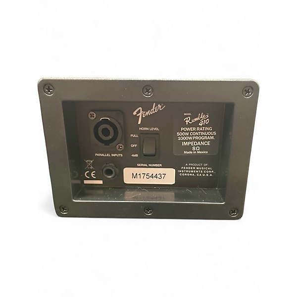 Used Fender Rumble V3 4x10 Bass Cabinet