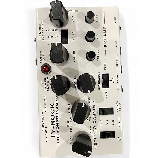 Used Ly-rock TONE MONSTER-AMP.DI Effect Processor