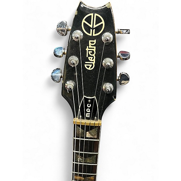 Vintage 1980s Electra mpc x740 natural Solid Body Electric Guitar