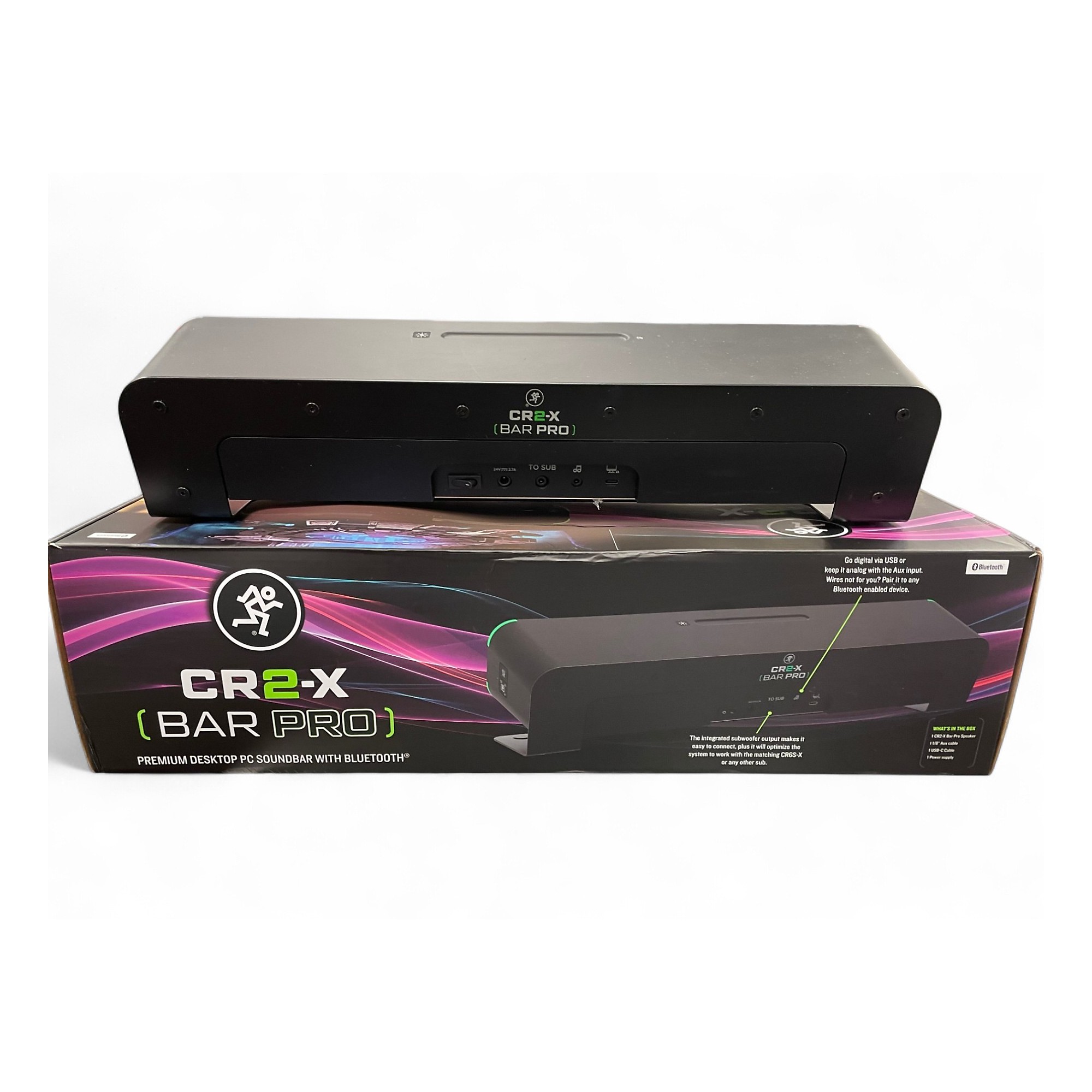アプデ済・ほぼ新品】MACKIE サウンドバーCR2-X Bar Pro 【公式通販】