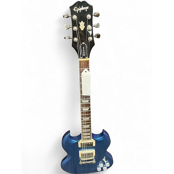 Used Epiphone SG MUSE Blue Solid Body Electric Guitar