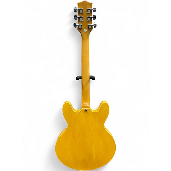 Used Jay Turser JT 137DC Natural Hollow Body Electric Guitar