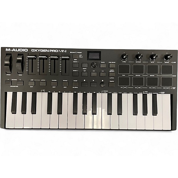 Used M-Audio Oxygen Pro Mini MIDI Controller