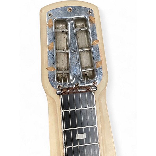 Vintage 1955 Fender Champ Olympic White Lap Steel