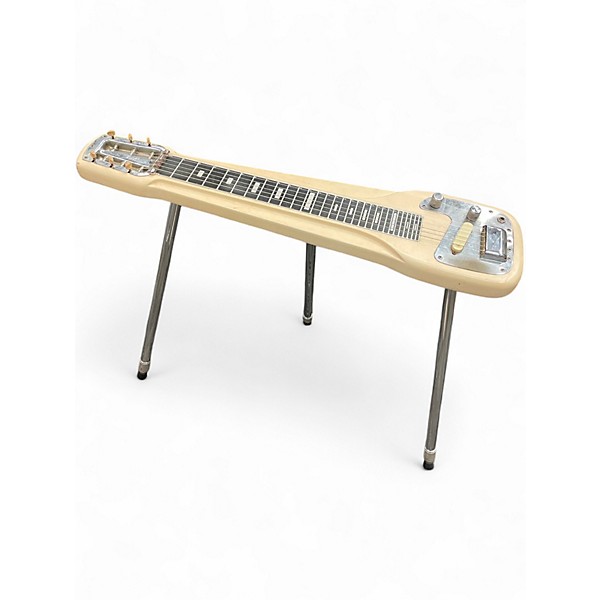 Vintage 1955 Fender Champ Olympic White Lap Steel
