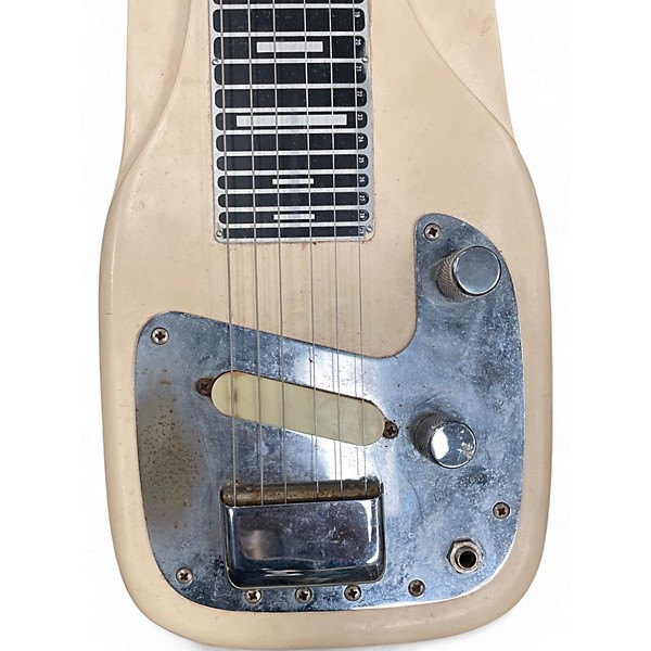 Vintage 1955 Fender Champ Olympic White Lap Steel