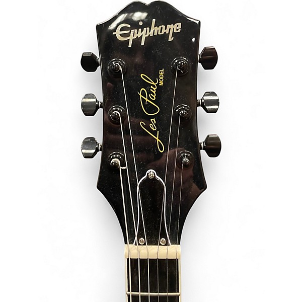 Used Epiphone Les Paul Standard Black Solid Body Electric Guitar