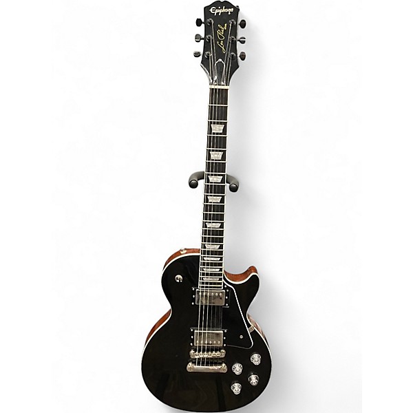 Used Epiphone Les Paul Standard Black Solid Body Electric Guitar