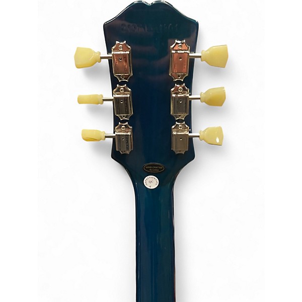 Used Epiphone Les Paul Standard Blue Burst Solid Body Electric Guitar