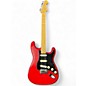 Used 2000 Fender American Deluxe Ash Stratocaster Trans Red Solid Body Electric Guitar