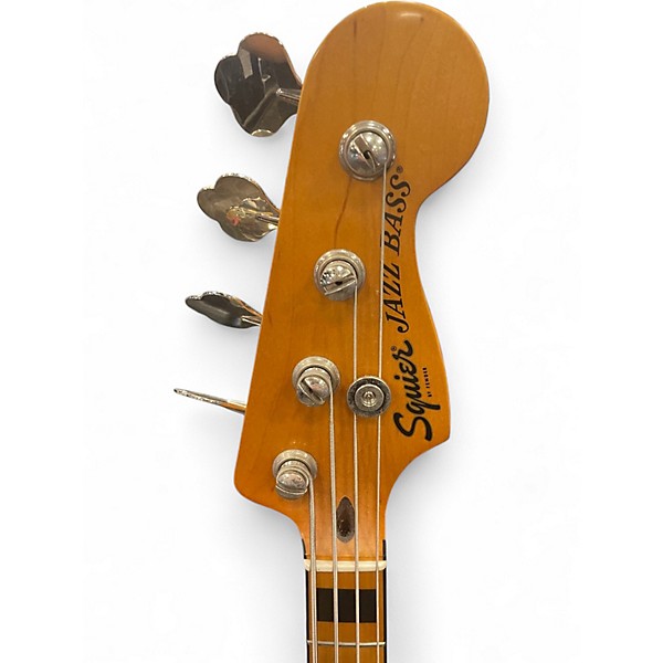 Used Squier Classic Vibe 1970S Jazz Bass Black Electric Bass Guitar
